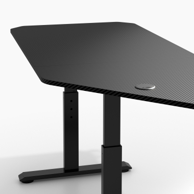 bureau gaming noir volcano 9