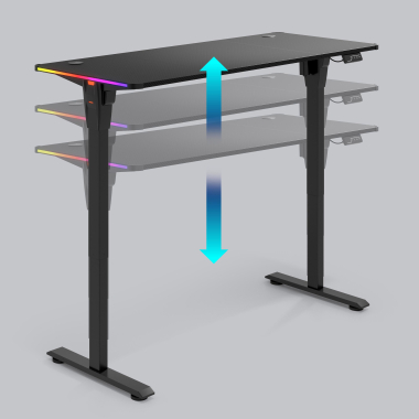 bureau gaming noir newlevel 13