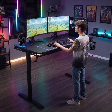 bureau gaming noir magnum 15