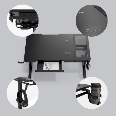 bureau gaming noir magnum 9