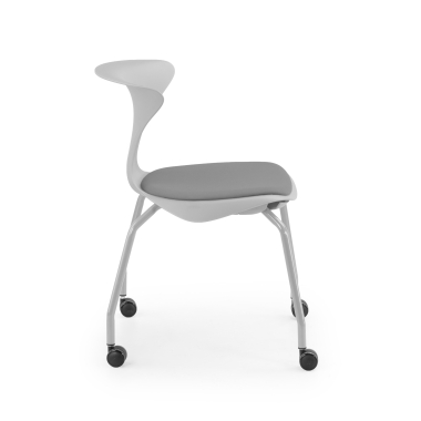 chaise avec tablette gris chaise avec roulettes plastique sans accoudoirs 4
