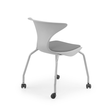 chaise avec tablette gris chaise avec roulettes plastique sans accoudoirs 7