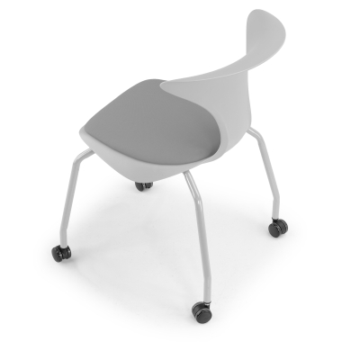 chaise avec tablette gris chaise avec roulettes plastique sans accoudoirs 9