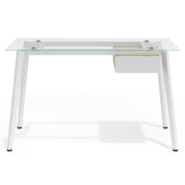 bureau professionnel blanc prisma 3