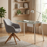 Bureau en verre Prisma avec...