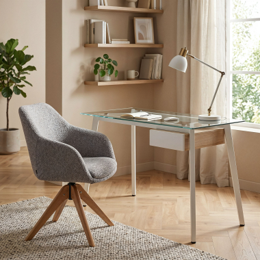 bureau professionnel blanc prisma 2