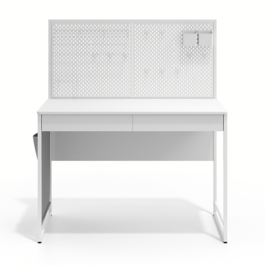 bureau pour ordinateur blanc taskmaster 6