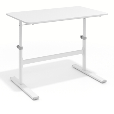 bureau pour jeunes avec passe cables blanc prime 4