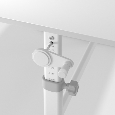 bureau pour jeunes avec passe cables blanc prime 13