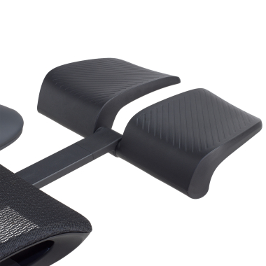 chaise ergonomique noir halo z3 maille accoudoirs reglables 4d soutien lombaire appui tete repose pieds extensible 13