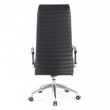 fauteuil de bureau noir cuir naturel cuir authentique accoudoirs rembourres appui tete 8