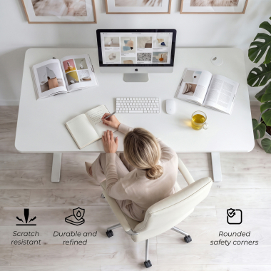 bureau professionnel blanc flax oak structure blanche 4