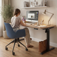 Bureau assis-debout électrique Erghos Go, 1 moteur, avec fonction mémoire