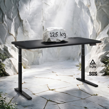 bureau assis debout noir flax oak erghos icon 7