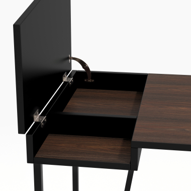 bureau marron madai 4
