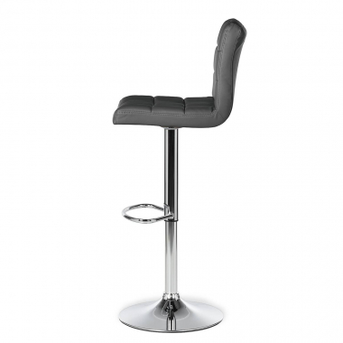 tabouret de bar gris eliot simil cuir sans accoudoirs 7