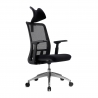 Siège de bureau ergonomique Shifter en maille avec appuie-tête