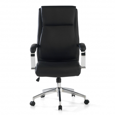 fauteuil de bureau noir counter simil cuir accoudoirs rembourres 3