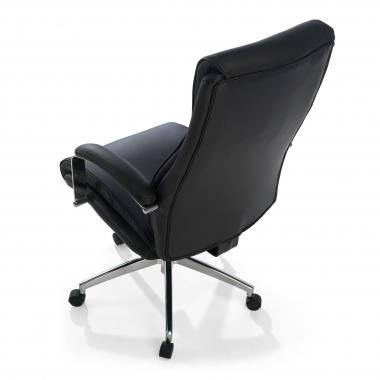 fauteuil de bureau noir counter simil cuir accoudoirs rembourres 7