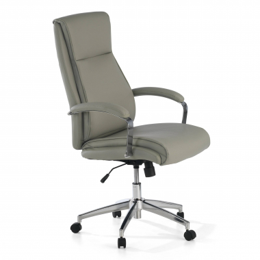 fauteuil de bureau gris counter simil cuir accoudoirs rembourres 1