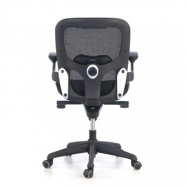 chaise ergonomique noir chaise de bureau maille accoudoirs mobiles soutien lombaire 7