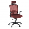 Chaise de Bureau Ergonomique Akira white avec appuie-tête
