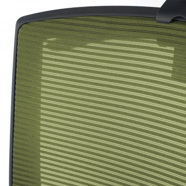 chaise ergonomique vert structure noire appui tete maille accoudoirs reglables 1d soutien lombaire appui tete 6