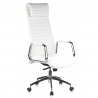 Fauteuil bureau design Tower, appuie-tête, Cuir Véritable