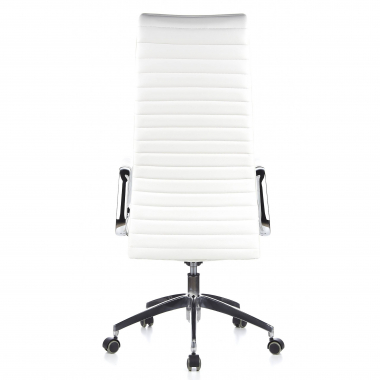 fauteuil de bureau blanc cuir naturel cuir authentique accoudoirs rembourres appui tete 8