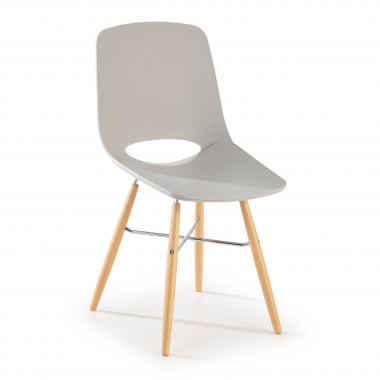 chaise de bureau enfant gris joy plastique sans accoudoirs 1
