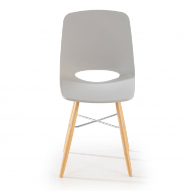 chaise de bureau enfant gris joy plastique sans accoudoirs 3
