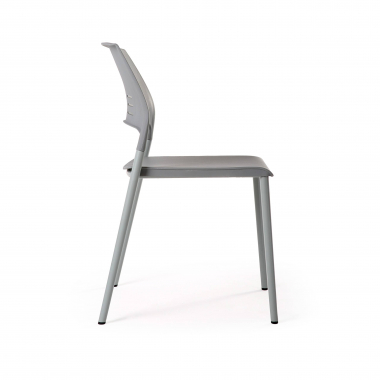 chaise de conference gris monza plastique sans accoudoirs 6