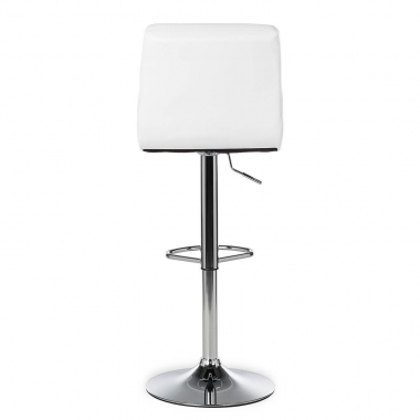 tabouret de bar blanc eliot simil cuir sans accoudoirs 9