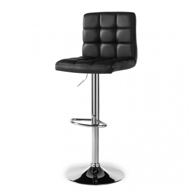 tabouret de bar noir eliot simil cuir sans accoudoirs 7