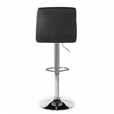 tabouret de bar noir eliot simil cuir sans accoudoirs 10