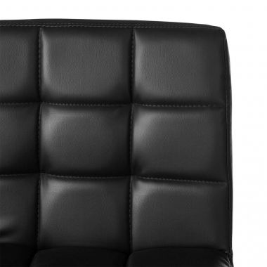 tabouret de bar noir eliot simil cuir sans accoudoirs 5
