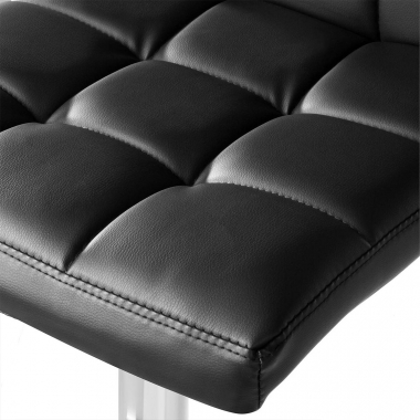 tabouret de bar noir eliot simil cuir sans accoudoirs 6
