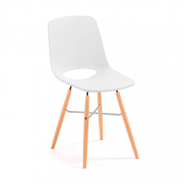 chaise de bureau enfant blanc joy plastique sans accoudoirs 1