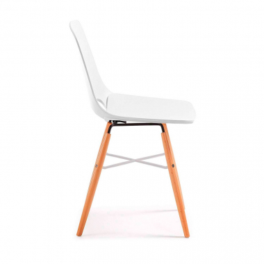 chaise de bureau enfant blanc joy plastique sans accoudoirs 3