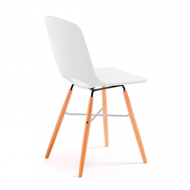 chaise de bureau enfant blanc joy plastique sans accoudoirs 4