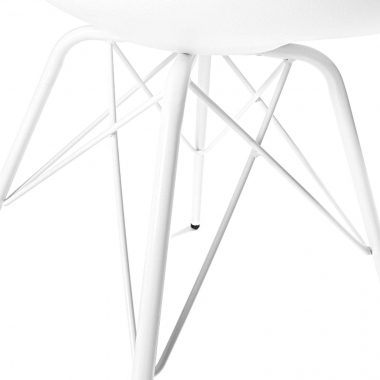 chaise de conference blanc chaise pietement metallique plastique sans accoudoirs 5