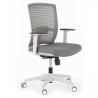Chaise de Bureau Ergonomique Akira white avec appuie-tête