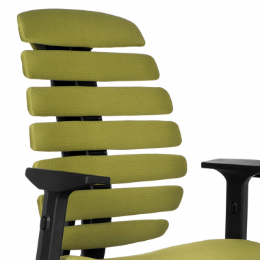 chaise ergonomique vert soul tissu accoudoirs reglables 1d soutien lombaire 6