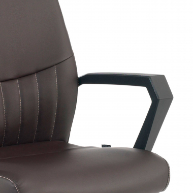 fauteuil de bureau marron victory simil cuir accoudoirs fixes 5