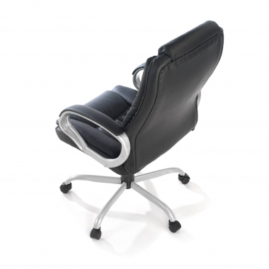 fauteuil de bureau noir baltimore simil cuir accoudoirs rembourres 8