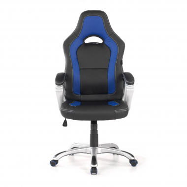 chaise gaming bleu dakar simil cuir accoudoirs fixes 3
