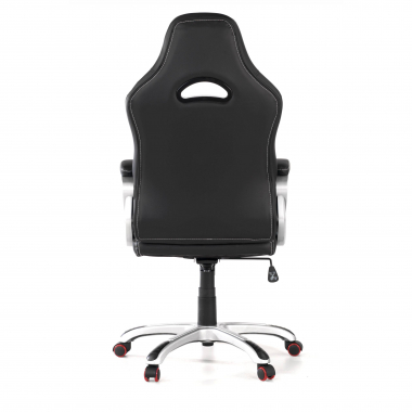 chaise gaming rouge dakar simil cuir accoudoirs fixes 7