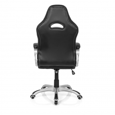 chaise gaming blanc dakar simil cuir accoudoirs fixes 7