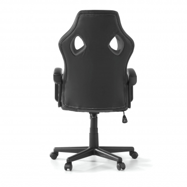 chaise gaming gris montmelo simil cuir accoudoirs fixes 7