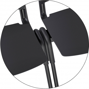 chaise de conference noir shield maille sans accoudoirs 12